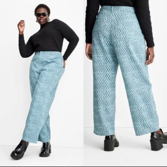 Target Pants - Future Collective x Target Mid Rise Straight Leg - Size 8